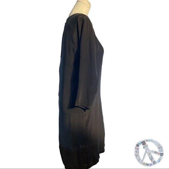 𝅺Helene 100% silk 3/4 sleeve sheath dress.custom made - Picture 4 of 10